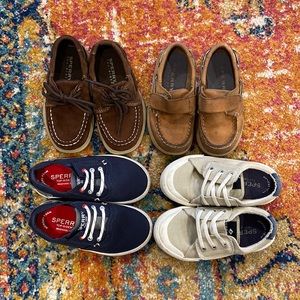 Sperry Top-Sider Boys Shoe Lot of 4 Size 8-8.5M